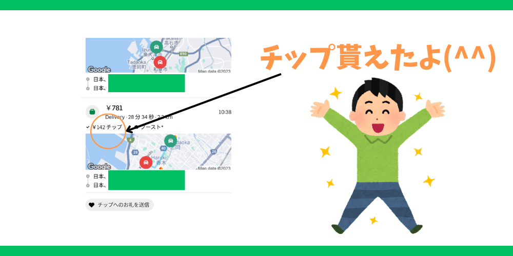 Uber Eatsのチップの相場｜もらえる頻度と渡し方を配達パートナーの体験で解説
